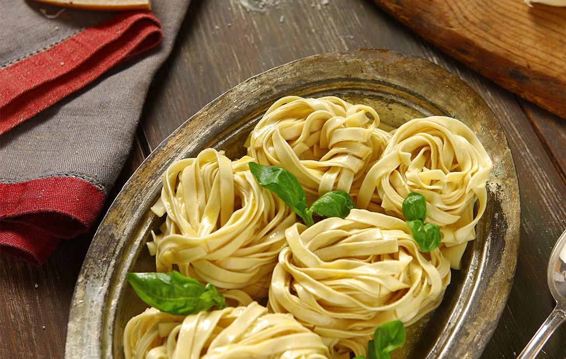 Alfredo Soslu Tavuklu Mantarlı Tagliatelle